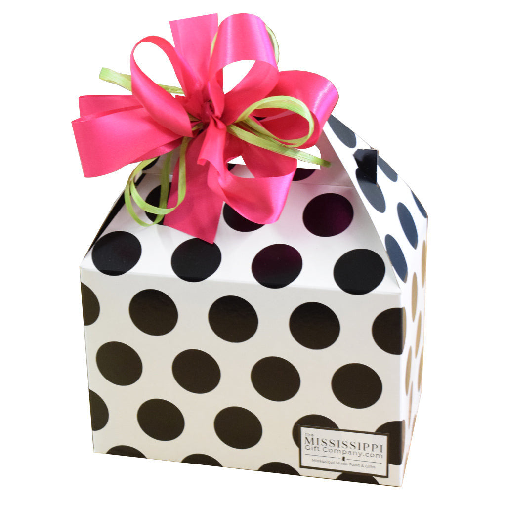 Unfilled Polka Dot Tote - TheMississippiGiftCompany.com
