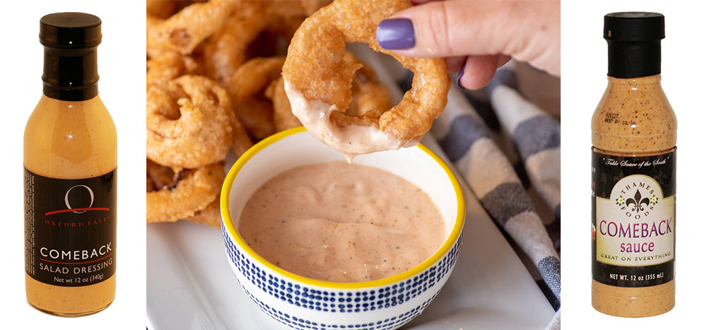 Onion Rings with Comeback Sauce