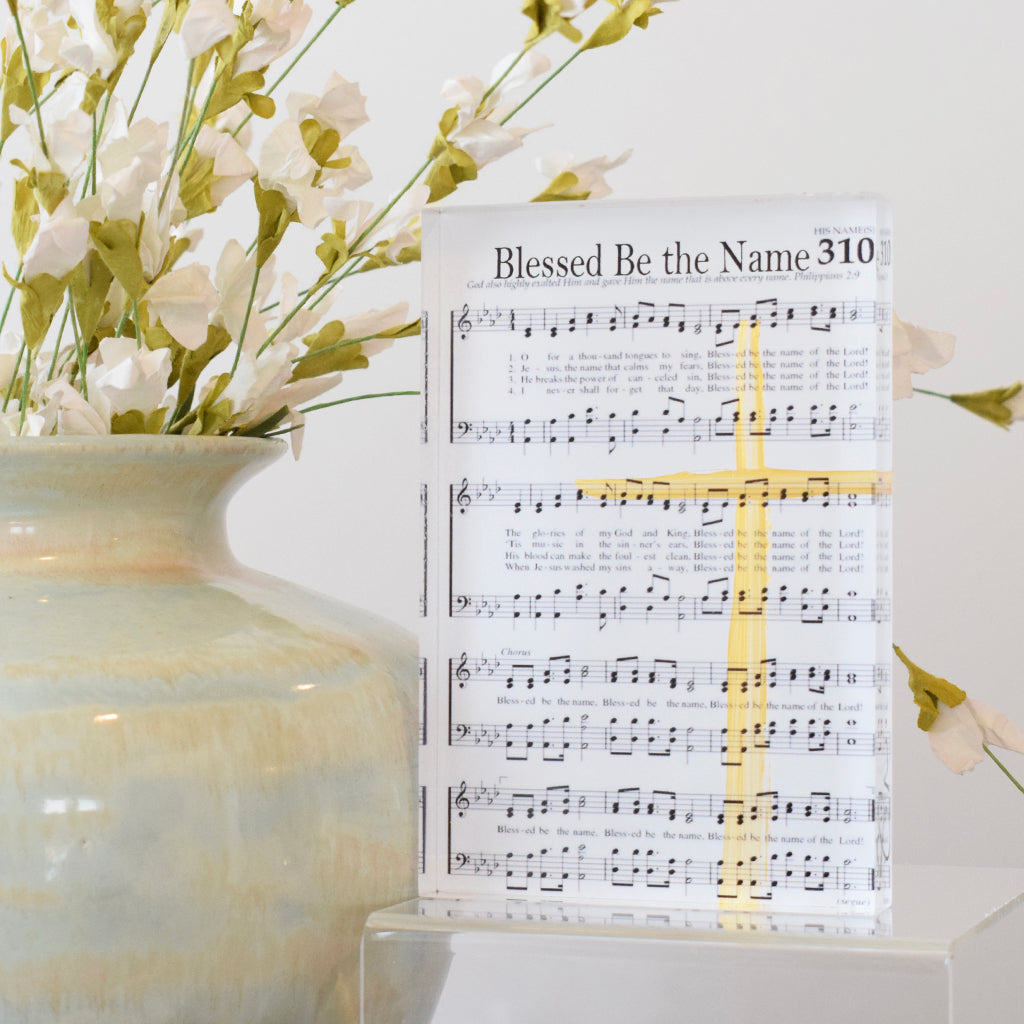 4x6 Acrylic Block-Blessed - TheMississippiGiftCompany.com
