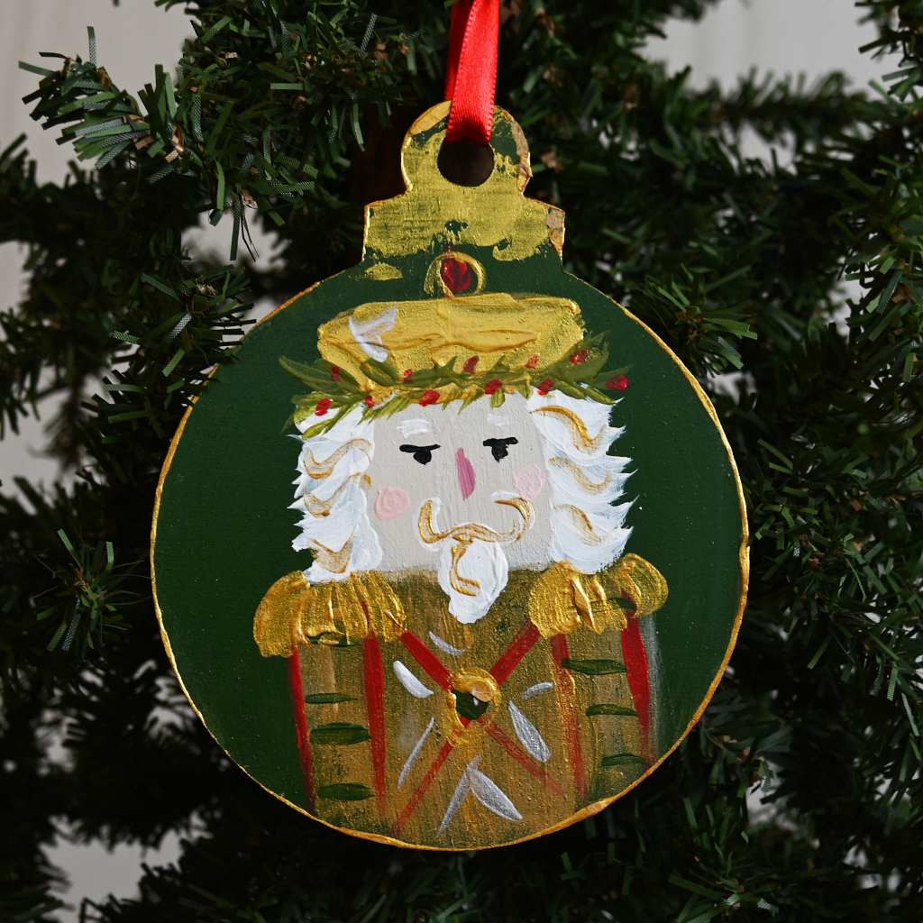Green Nutcracker Ornament - TheMississippiGiftCompany.com