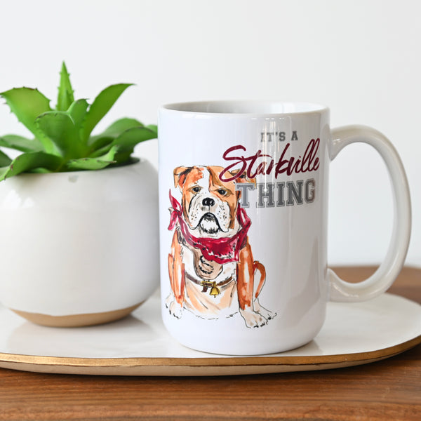 Bulldog Mug | Mississippi made product handcrafted by local