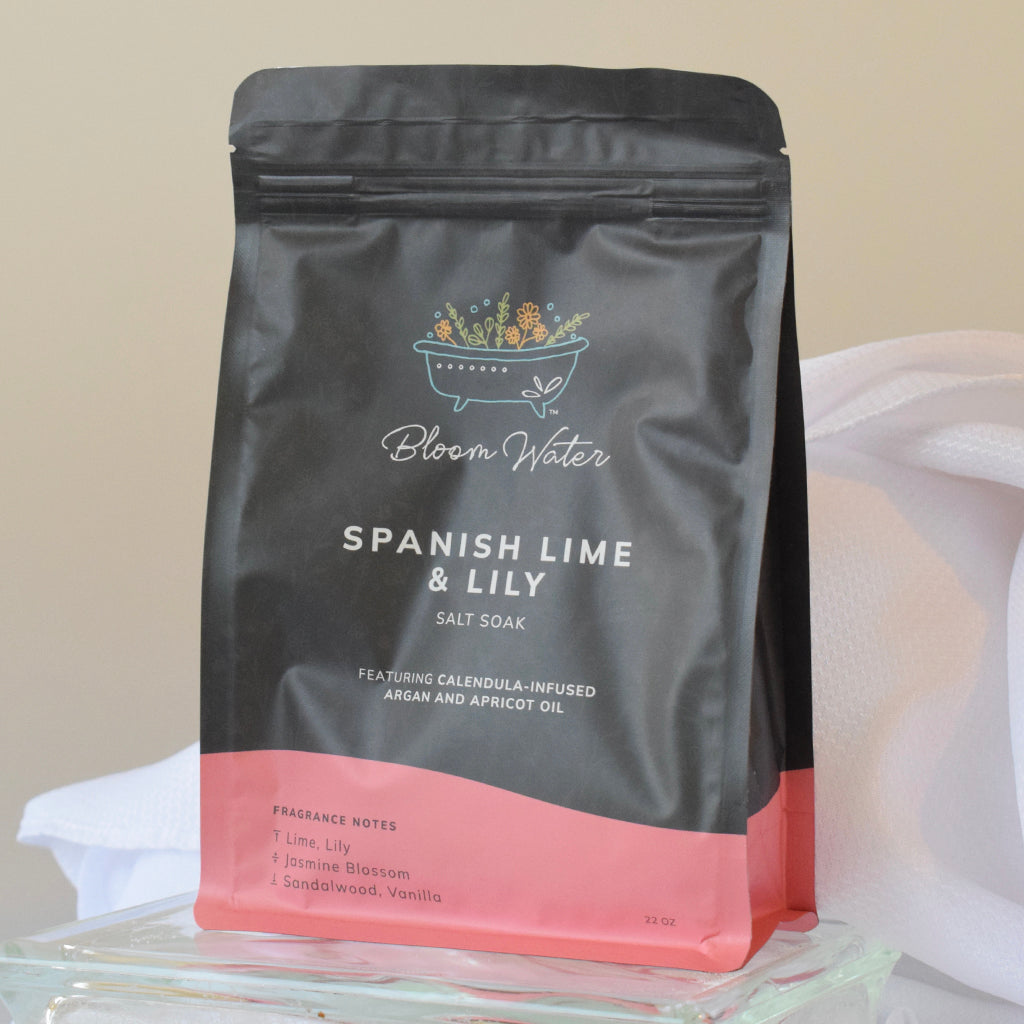 Spanish Lime and Lily Salt Soak - TheMississippiGiftCompany.com