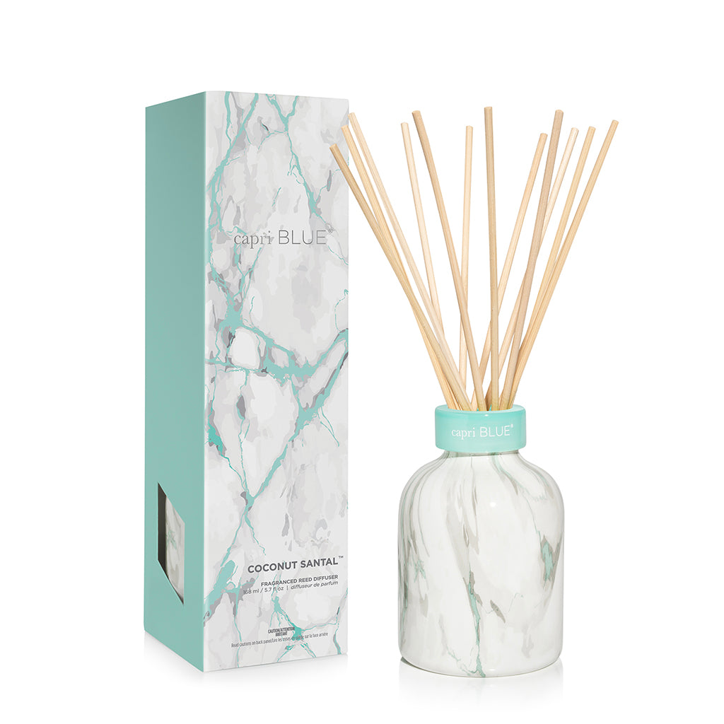 Modern Marble Diffuser Coconut Santal - TheMississippiGiftCompany.com