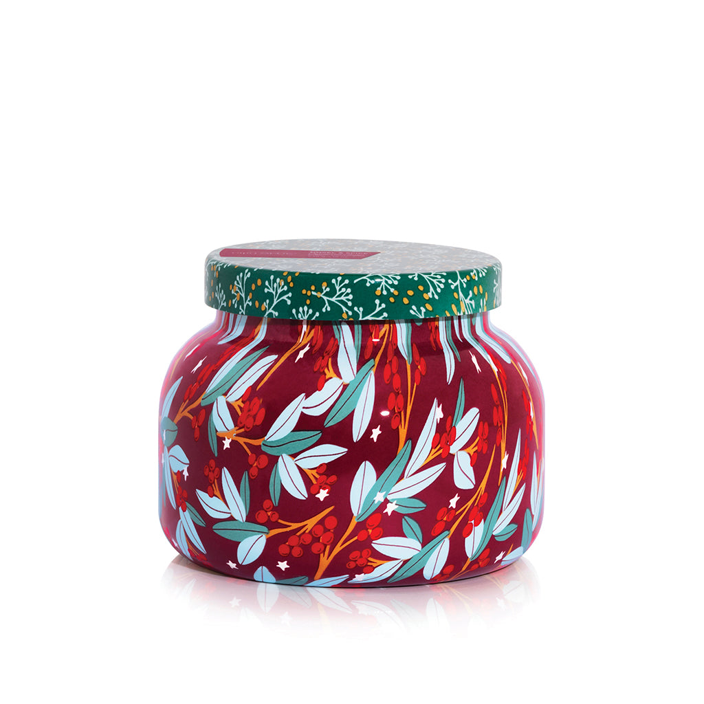 Tinsel & Spice Holiday Pattern Candle - TheMississippiGiftCompany.com
