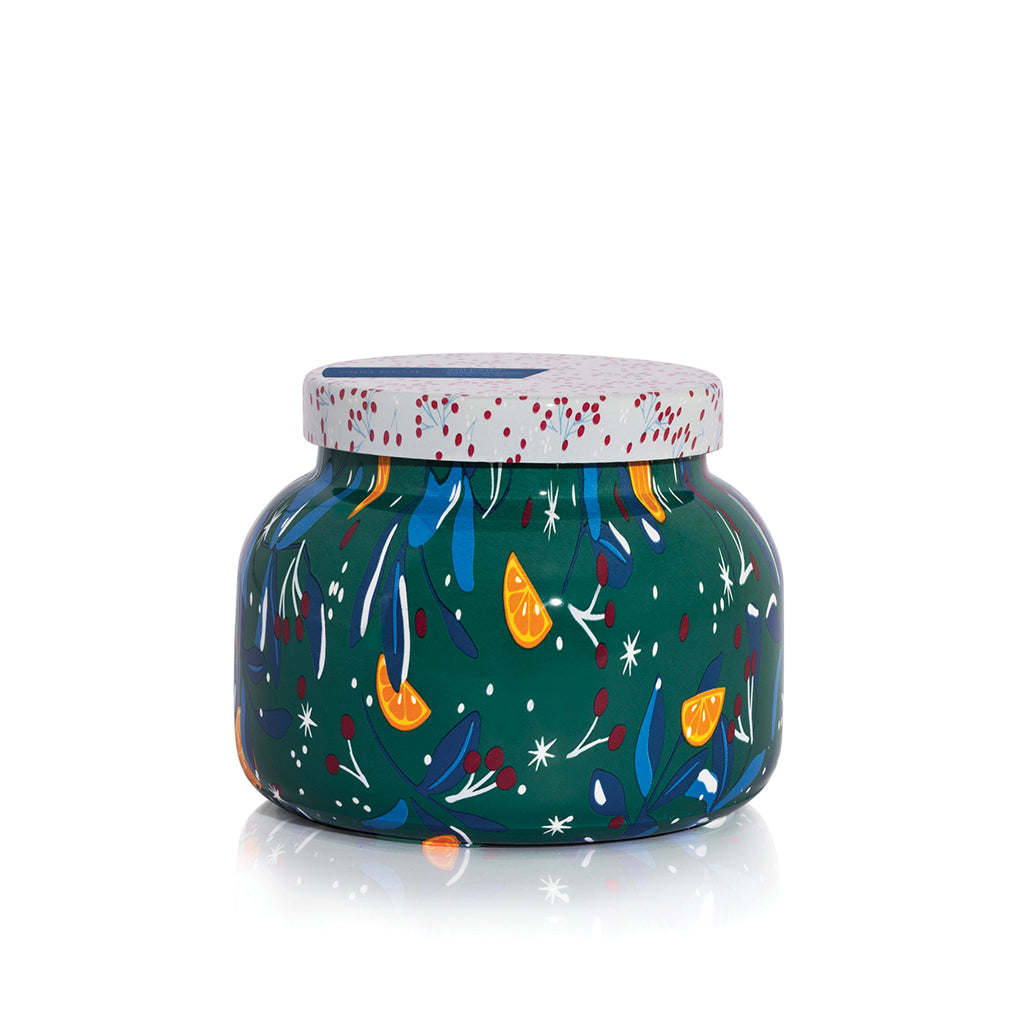 Volcano Holiday Pattern Candle - TheMississippiGiftCompany.com