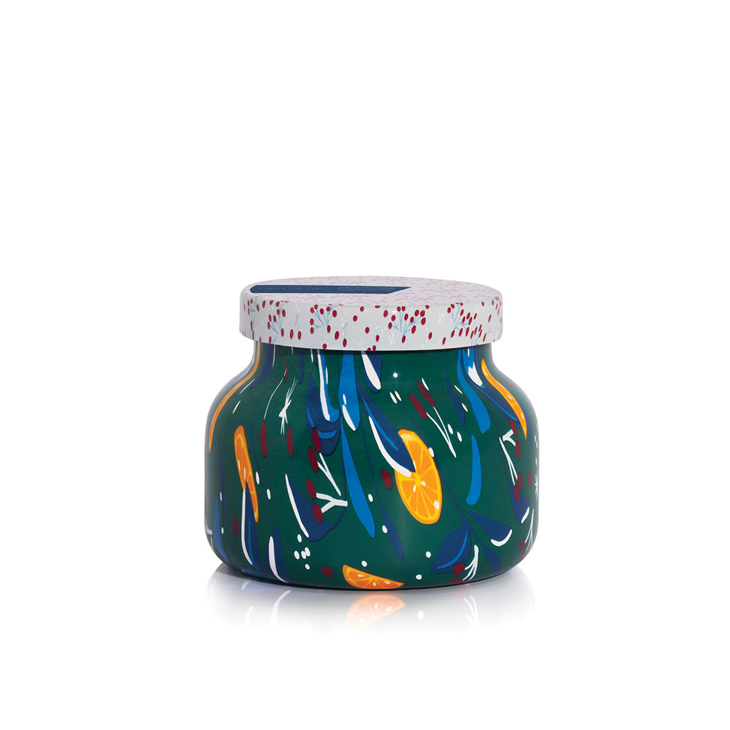 Volcano Petite Holiday Pattern Candle - TheMississippiGiftCompany.com