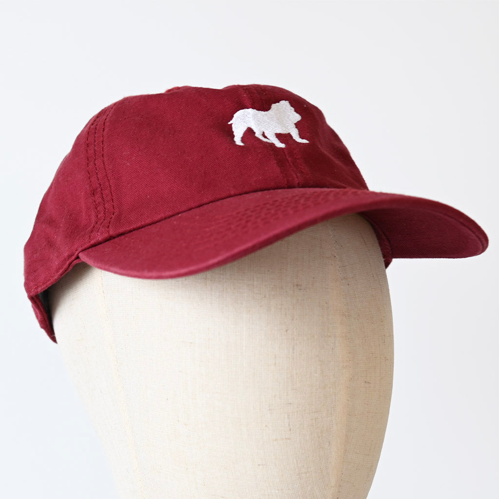 ia Bulldogs キャップ レッド Bulldog Hat Maroon | Mississippi made product handcrafted by local