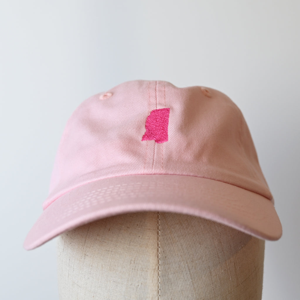 CE Youth Mississippi Hat Pink - TheMississippiGiftCompany.com