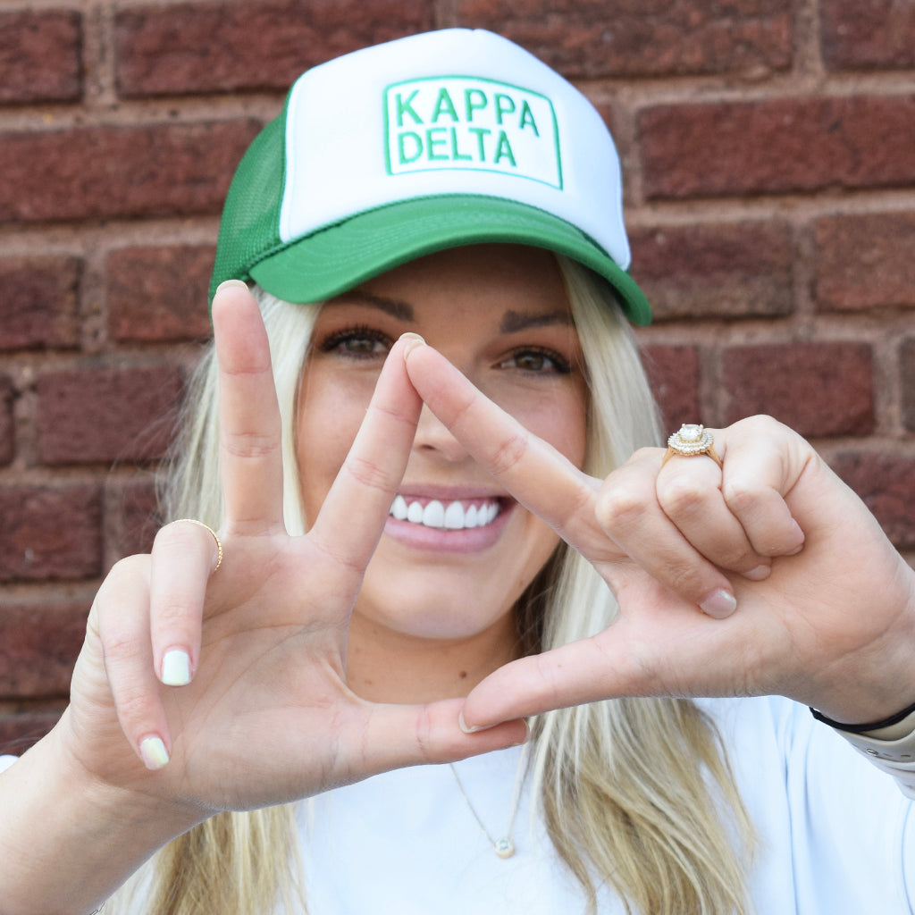 Embroidered Kappa Delta Hat - TheMississippiGiftCompany.com