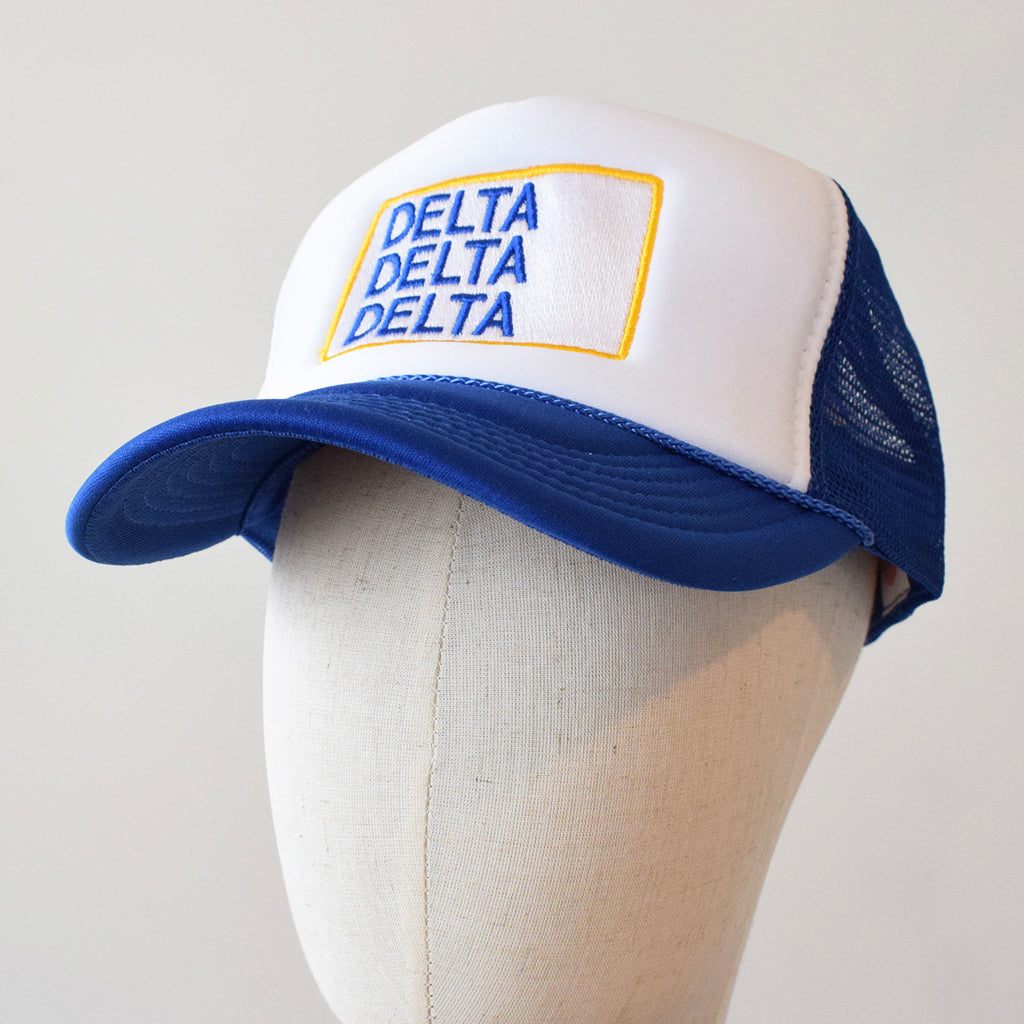 Embroidered Tri Delta Hat - TheMississippiGiftCompany.com