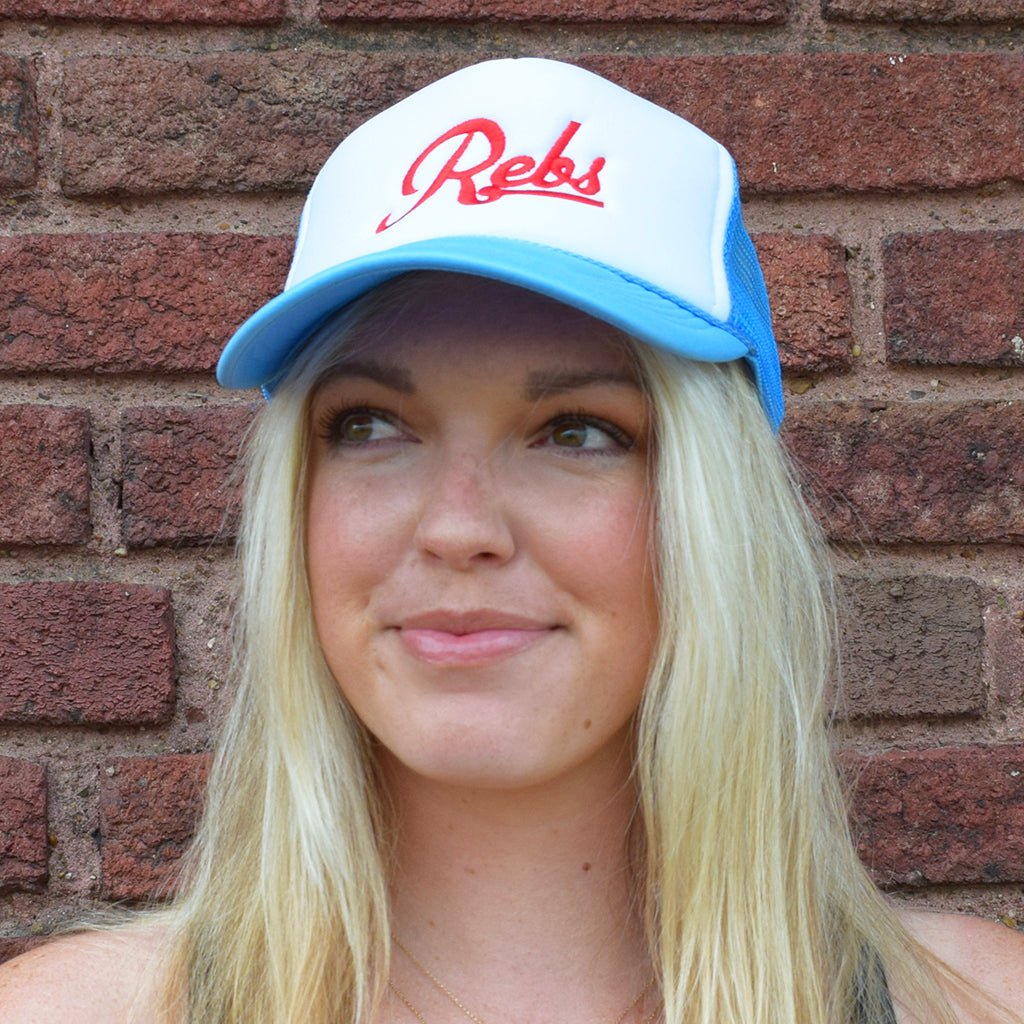 Script Rebs Mesh Hat | Mississippi made product handcrafted by local ...