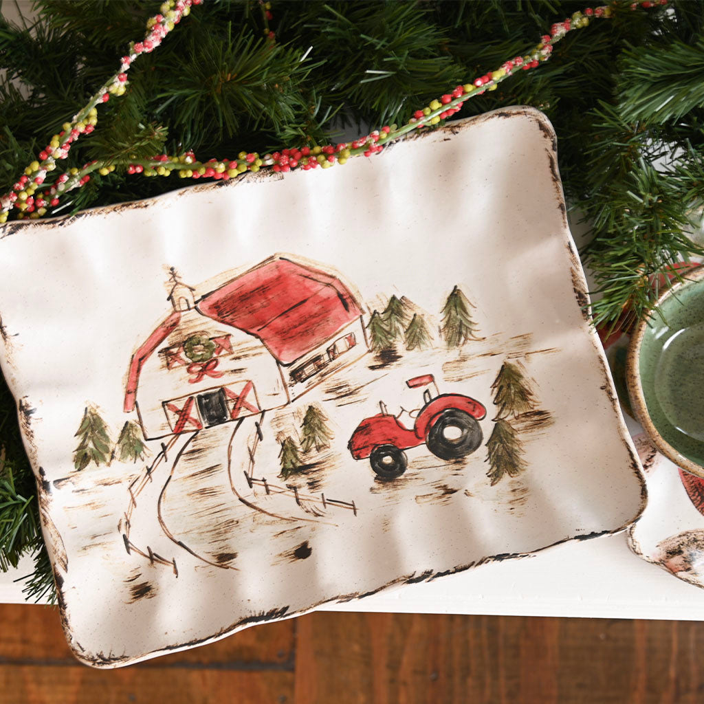 A Farm Remembered Platter - TheMississippiGiftCompany.com