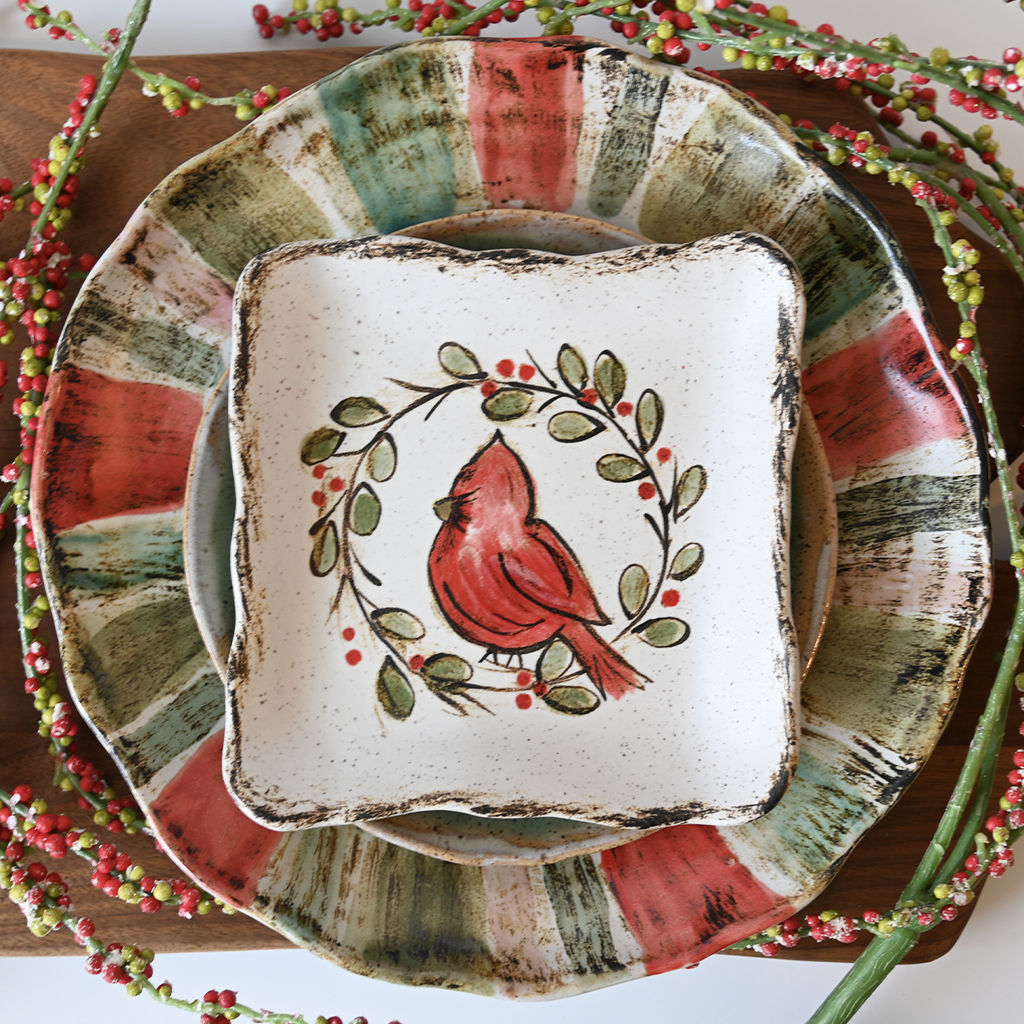 Cardinal Keepsake Dish - TheMississippiGiftCompany.com