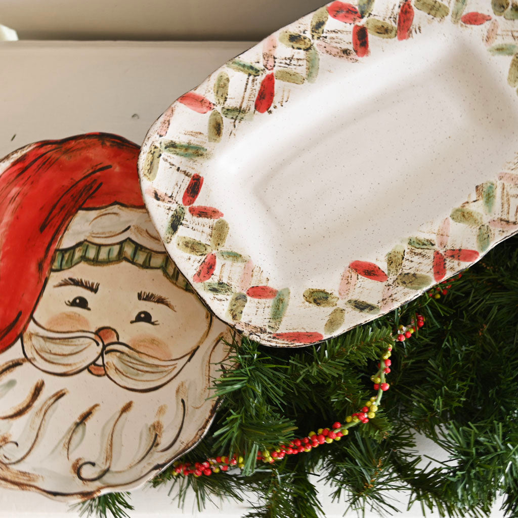 Criss Cross Christmas Dish - TheMississippiGiftCompany.com