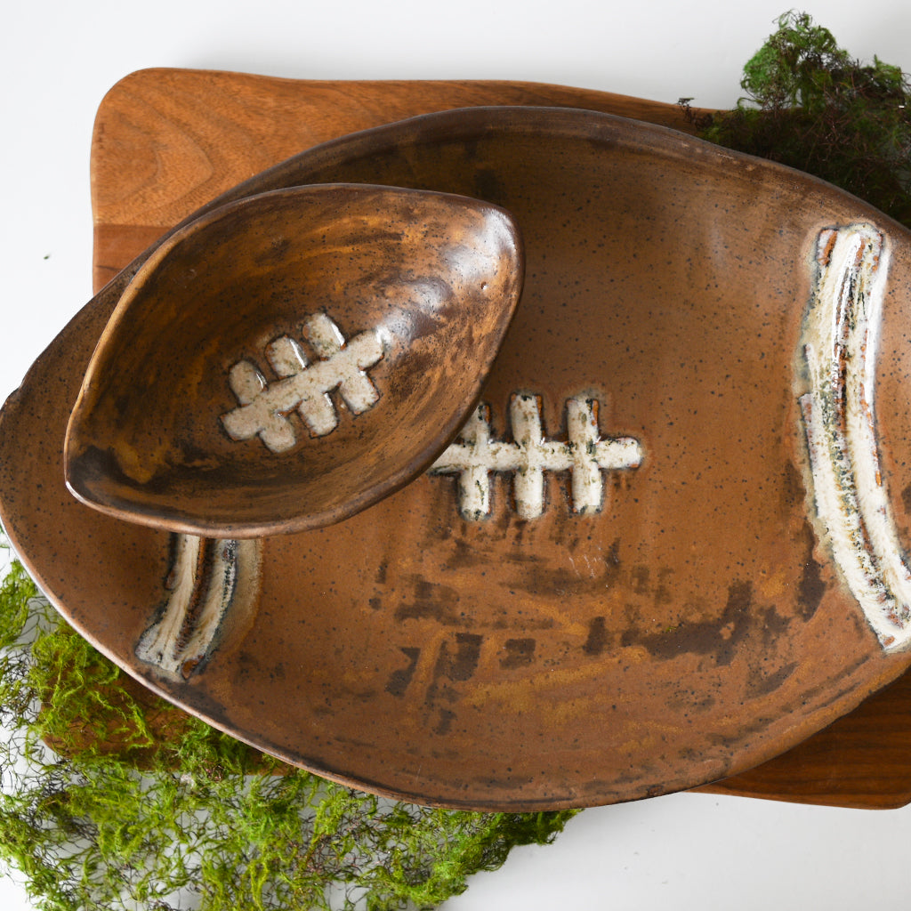 Football Platter Bowl
