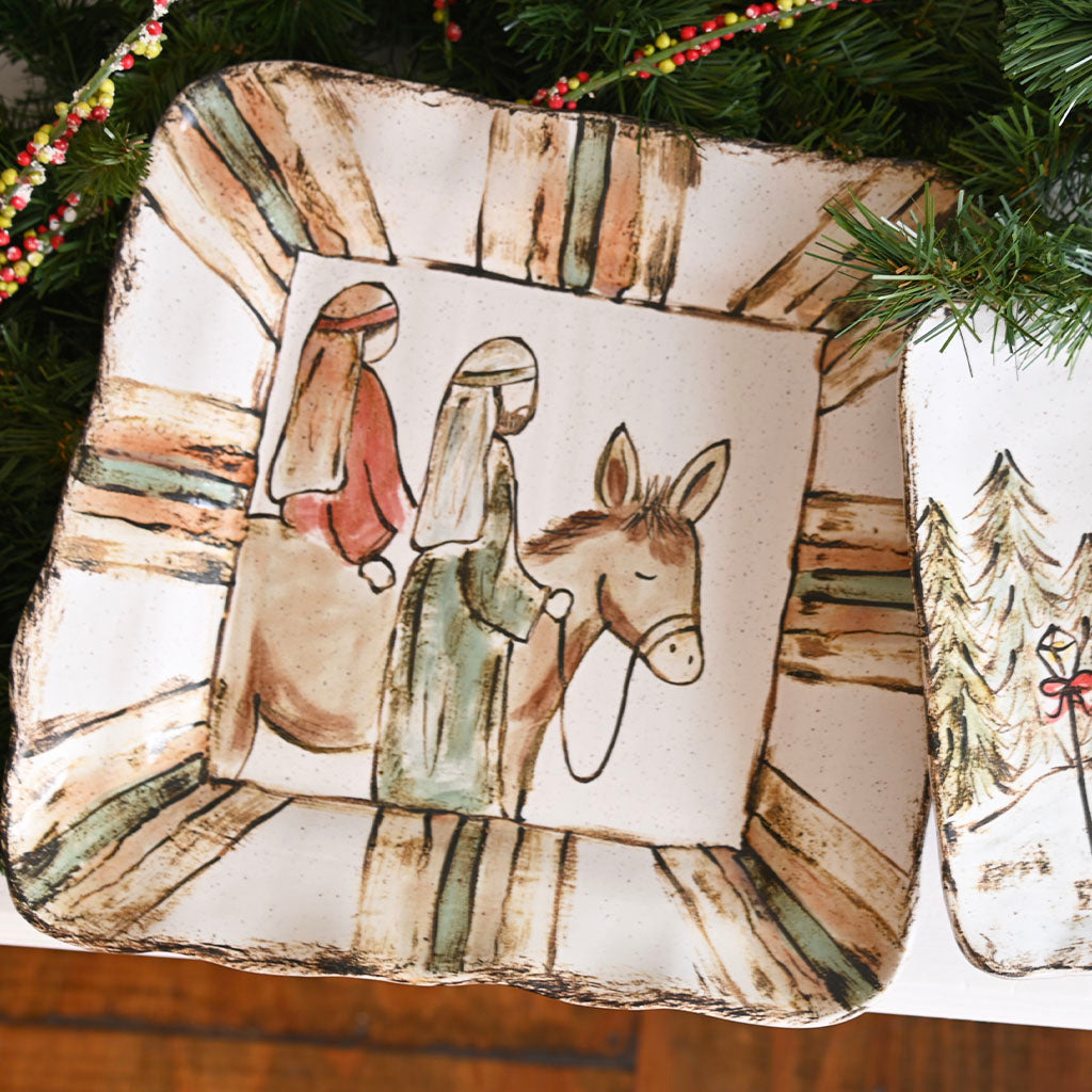 Journey to Bethlehem Platter - TheMississippiGiftCompany.com