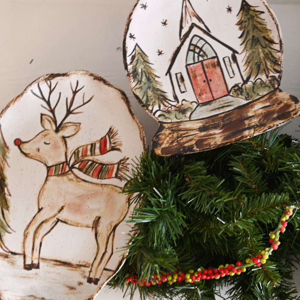 Starry Night Church Dish - TheMississippiGiftCompany.com