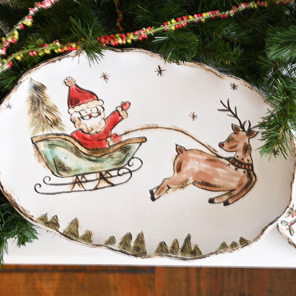 Up on the Rooftop Platter - TheMississippiGiftCompany.com