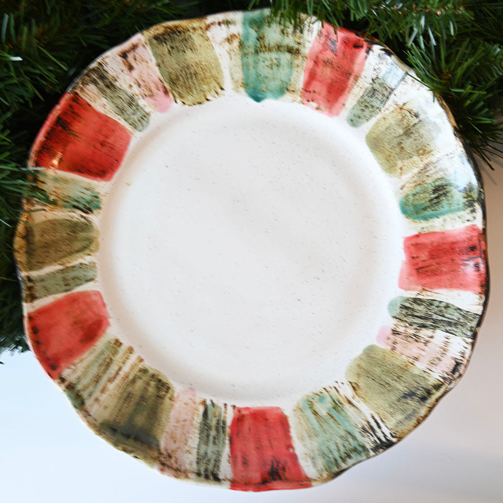 Candy Stripe Buffet Platter - TheMississippiGiftCompany.com