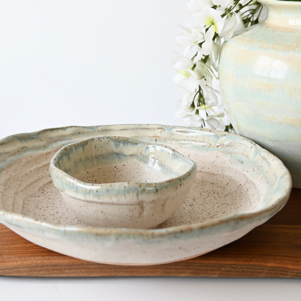 chip and queso bowl hydrangea