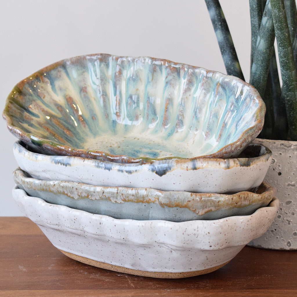 Crimped Side Dish-Seaside - TheMississippiGiftCompany.com