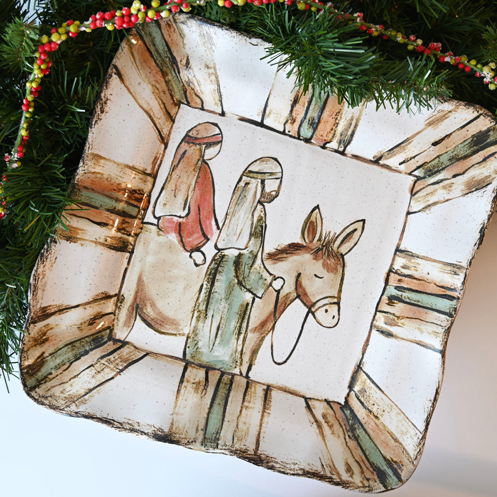 Journey to Bethlehem Platter - TheMississippiGiftCompany.com