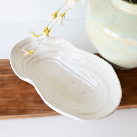 Organic Candy Bowl Eyelet White