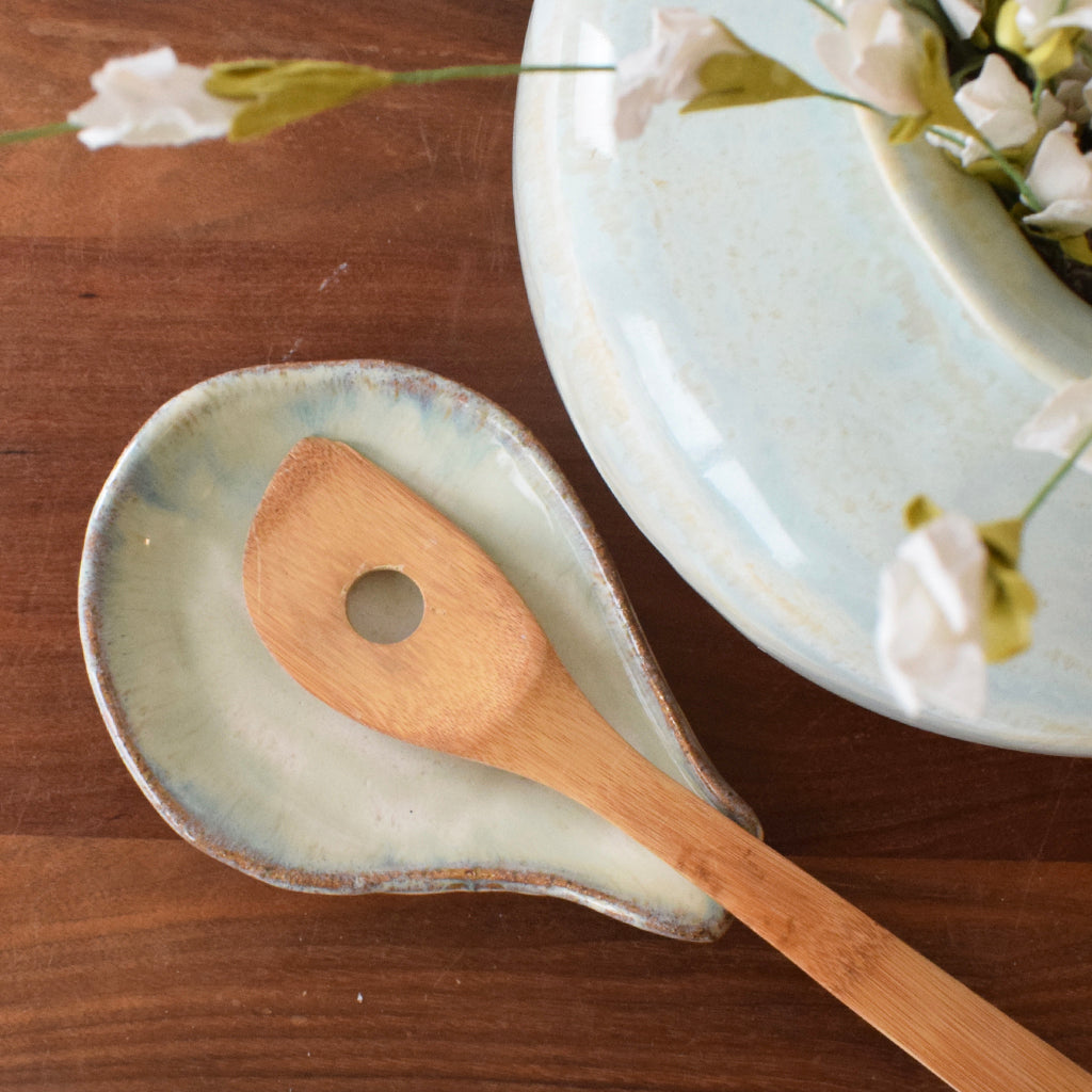Oval Spoon Rest Seaside - TheMississippiGiftCompany.com