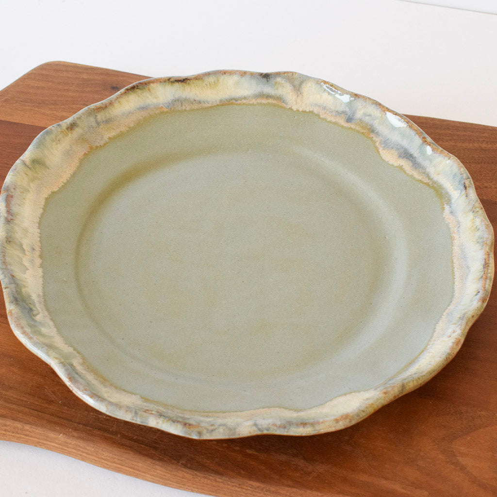 Rimmed Dinner Plate Peaceful | Mississippi made product handcrafted by ...