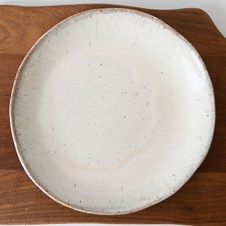 Round Dinner Plate Chantilly Cream