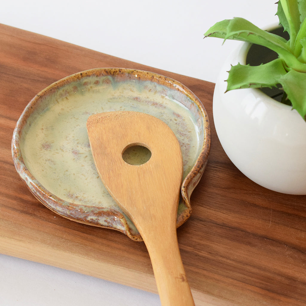 Round Spoon Rest Seaside - TheMississippiGiftCompany.com