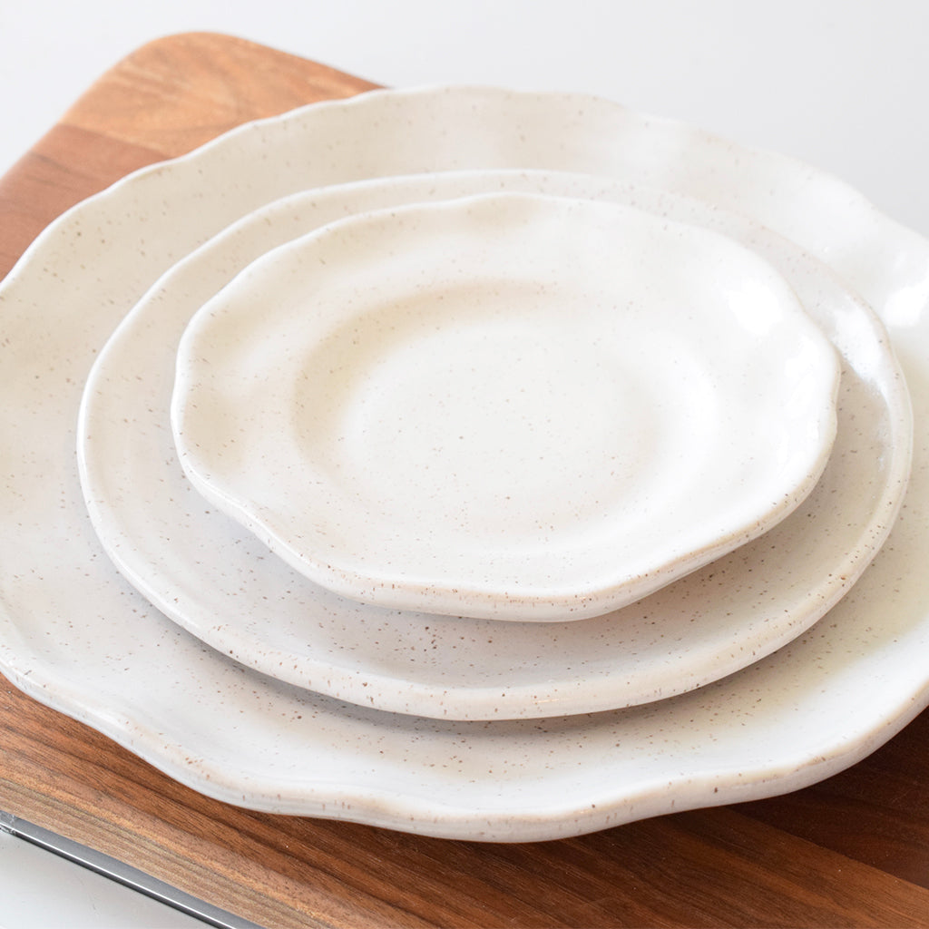 Bread Plate-Simply White - TheMississippiGiftCompany.com