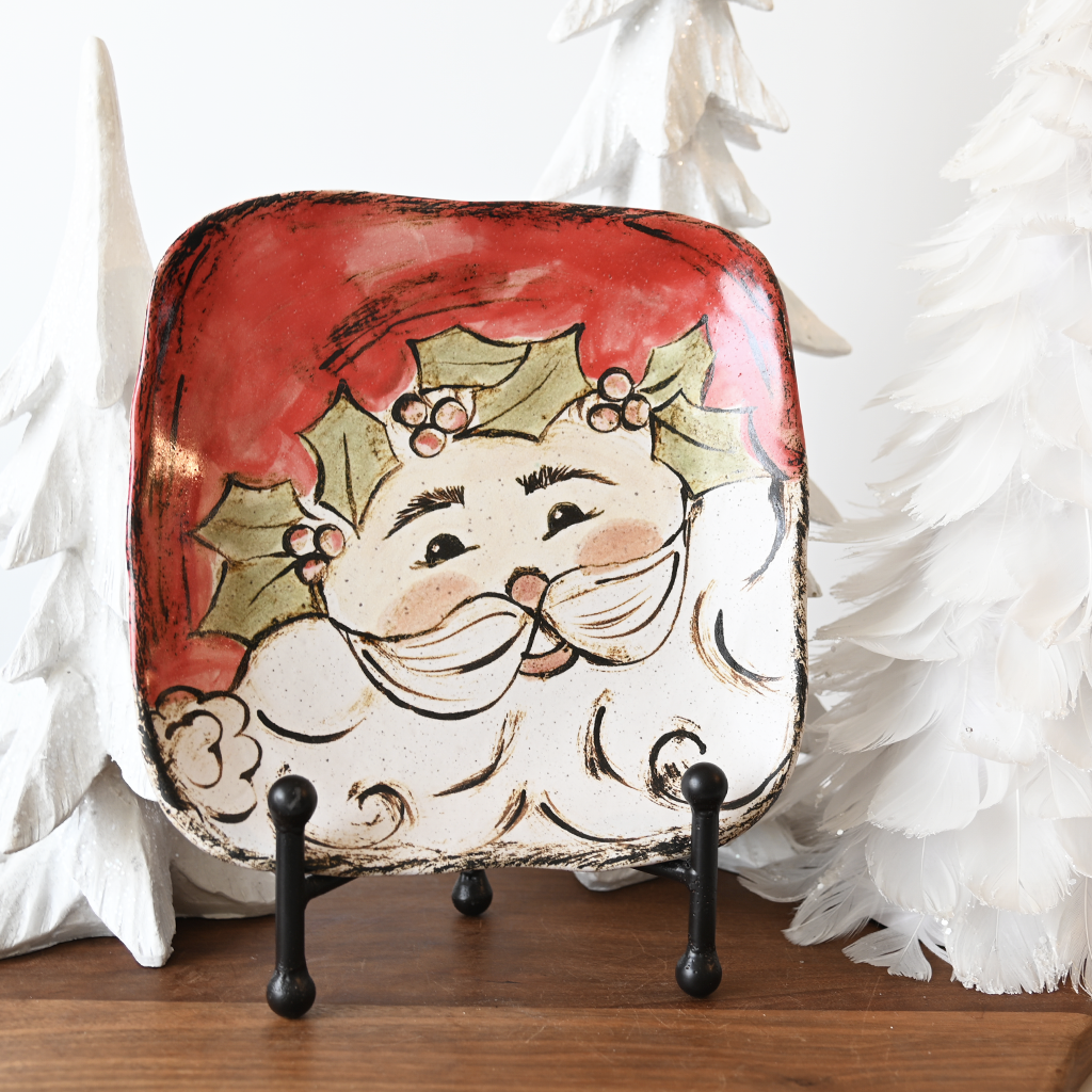 Storybook Santa Salad Plate - TheMississippiGiftCompany.com