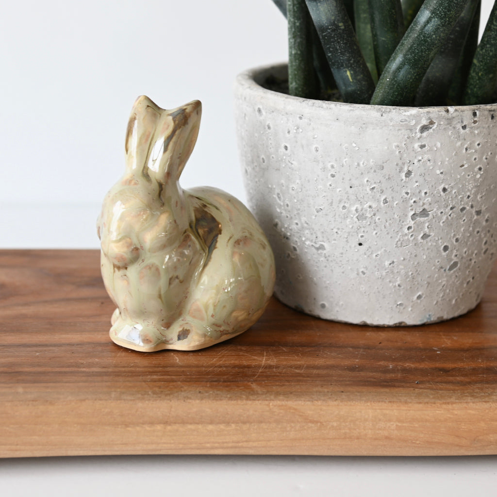 Good Earth Pottery Celery Sitting Bunny
