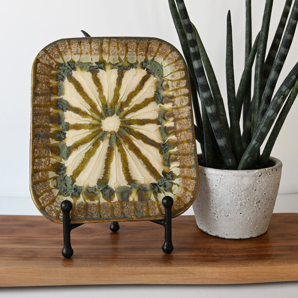 Medium Rectangle Plate Sparrow