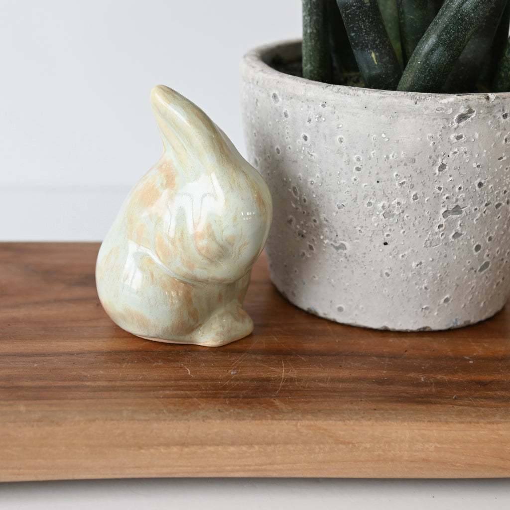 Good Earth Pottery Praying Bunny Opal