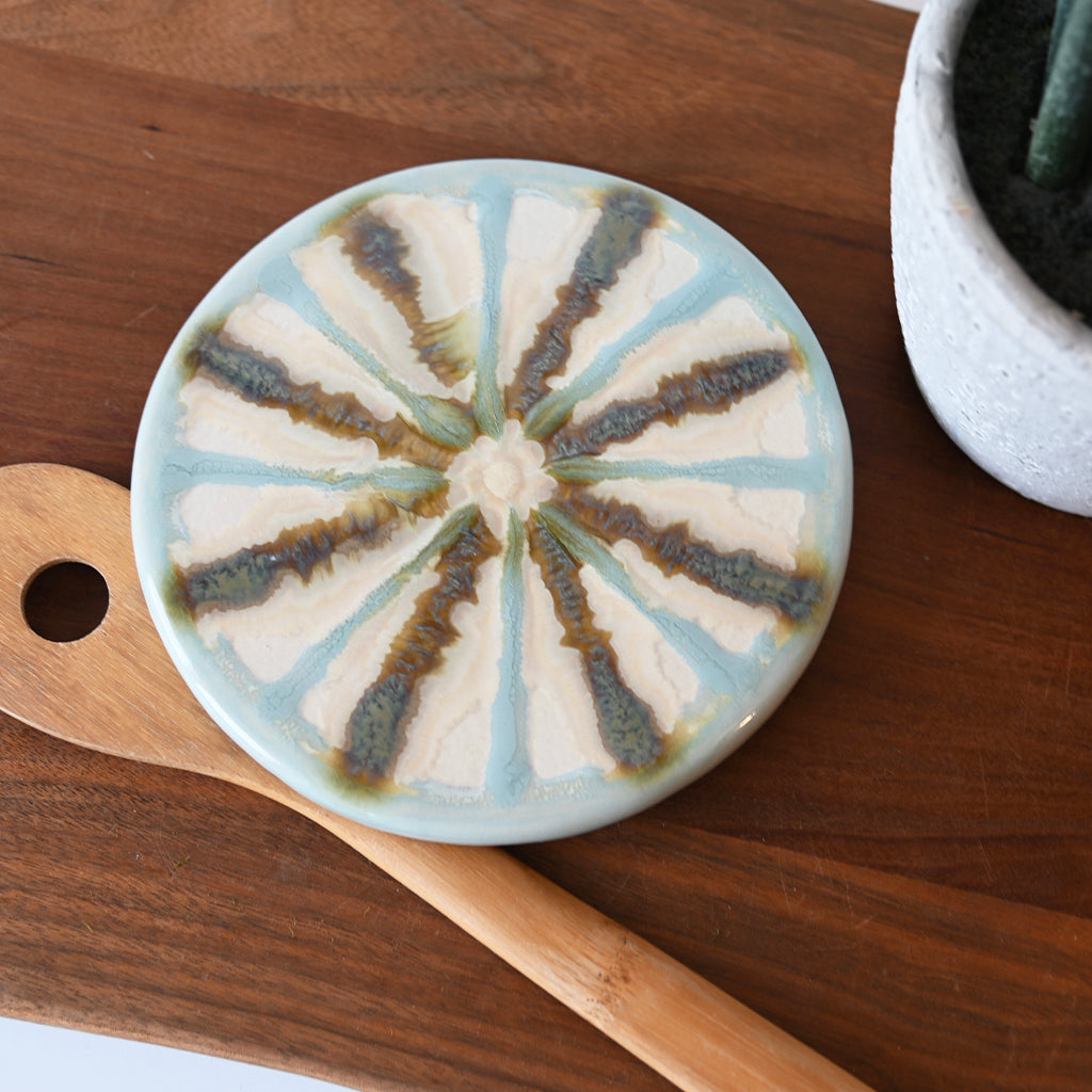 Round Trivet Teal