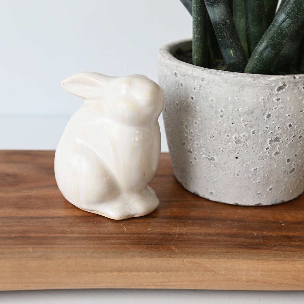 Good Earth Pottery Standing Bunny Moonstone