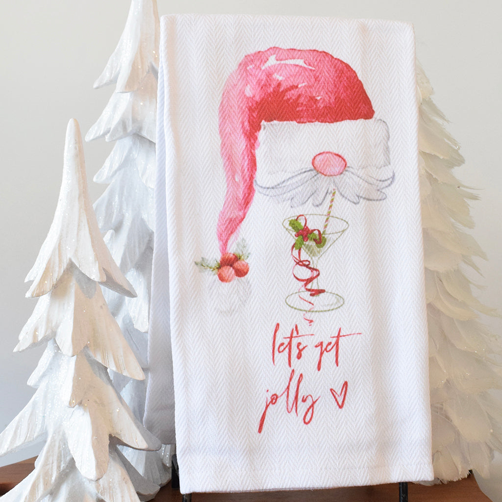 Let's Get Jolly Hand Towel - TheMississippiGiftCompany.com