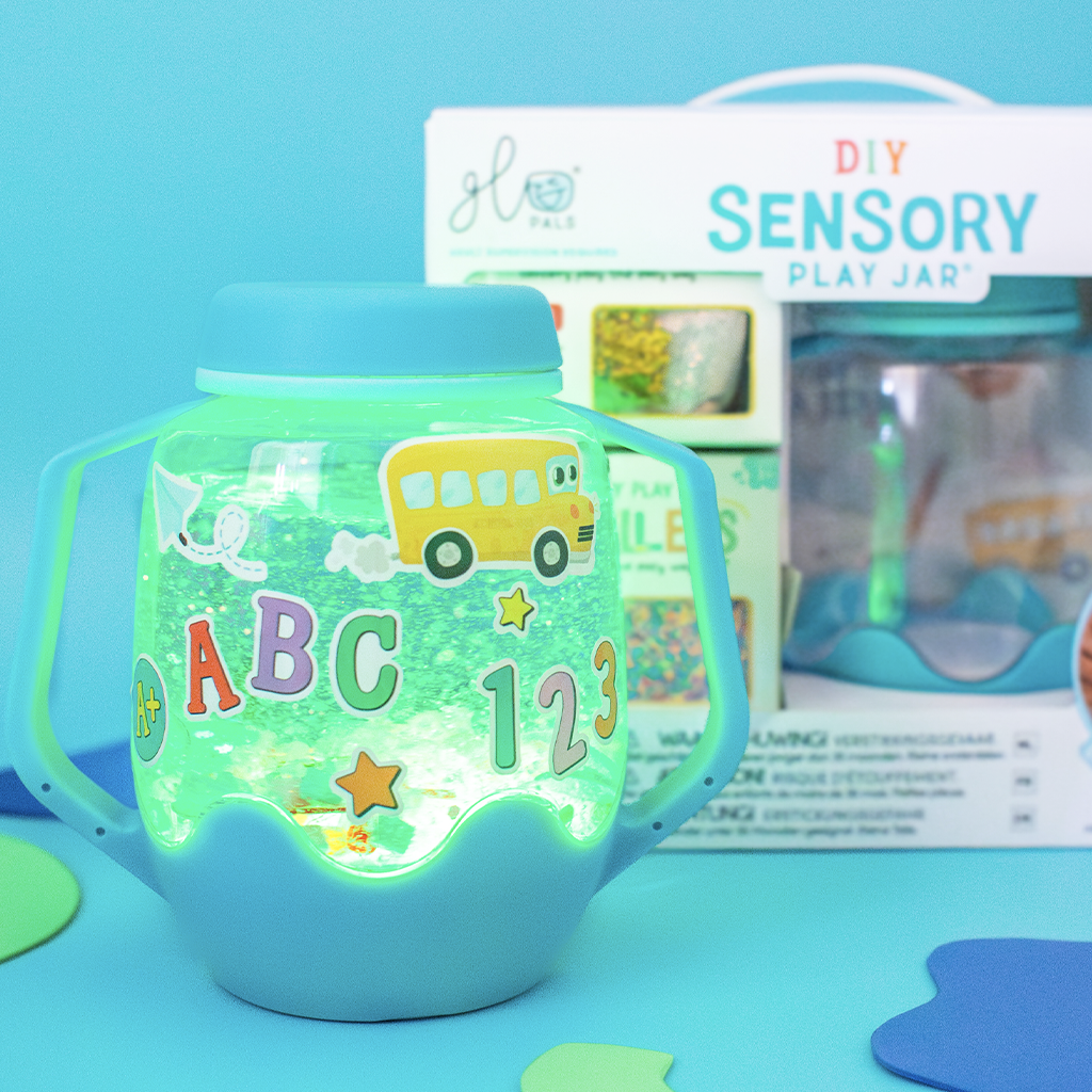 Glo Sensory Play Jar Set - ABC - TheMississippiGiftCompany.com