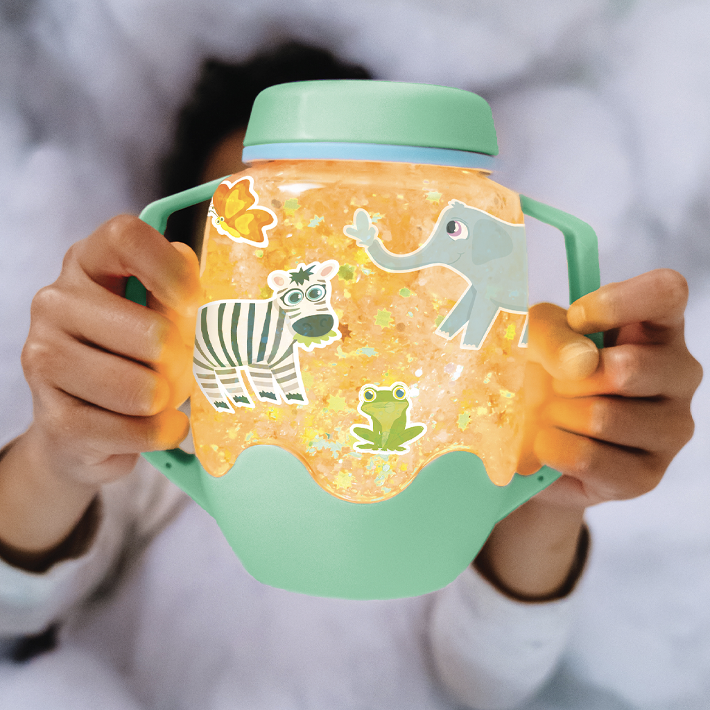 Glo Sensory Play Jar Set - Zoo - TheMississippiGiftCompany.com