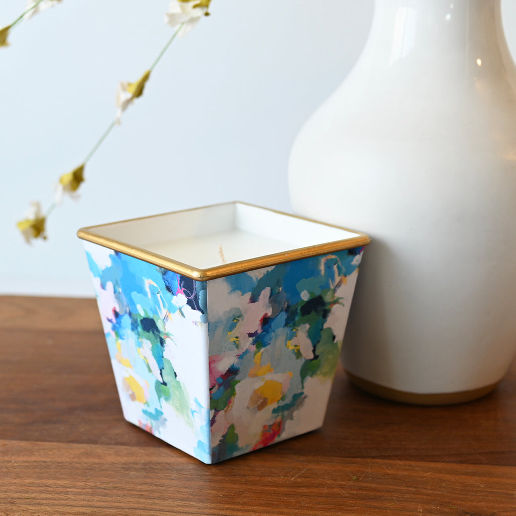 Mini Laura Park Avenue Patterned Candle - TheMississippiGiftCompany.com