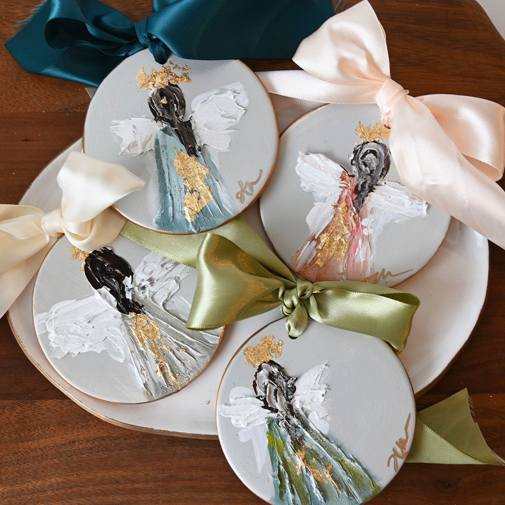 Haley Farris Psalm 91 Angel Ornaments - TheMississippiGiftCompany.com