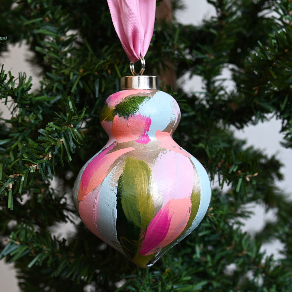 Haley Farris Mistletoe Sphere Ornament - TheMississippiGiftCompany.com 