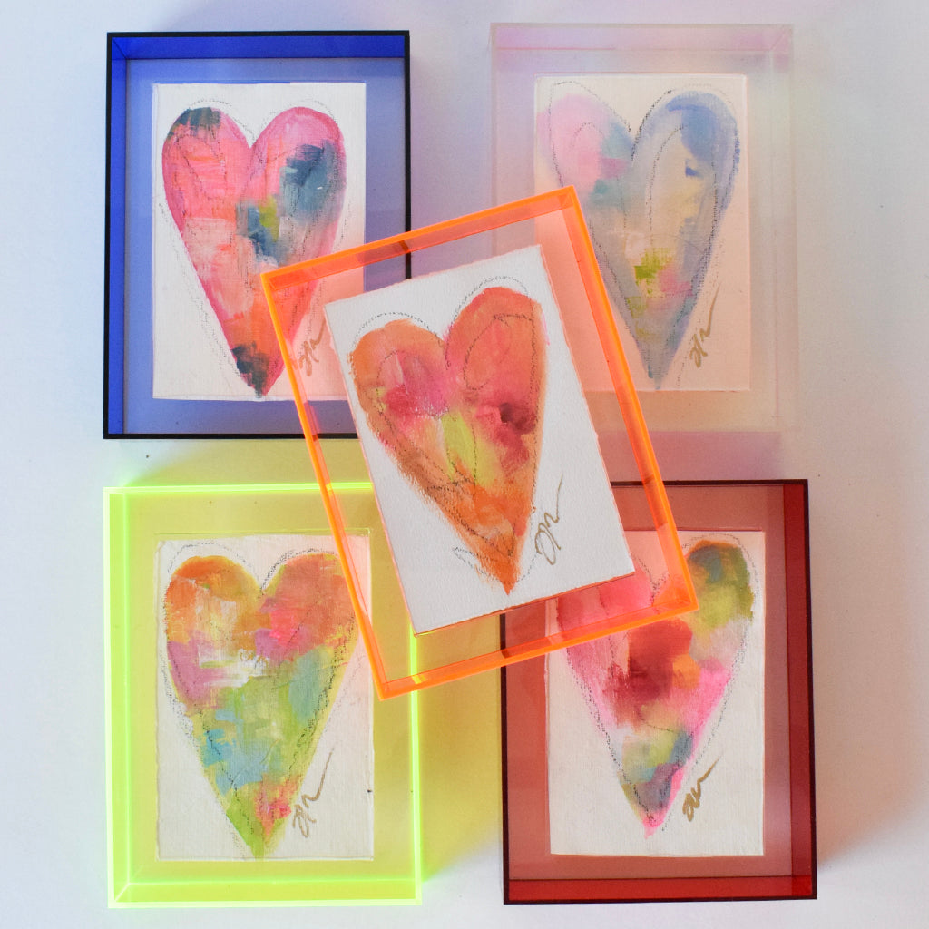 Haley Farris Neon Heart - TheMississippiGiftCompany.com