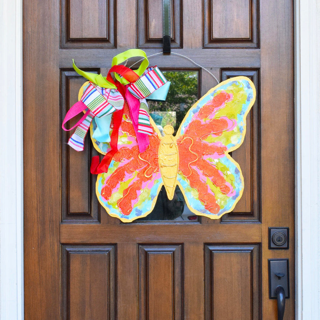Butterfly Door Hanger - TheMississippiGiftCompany.com