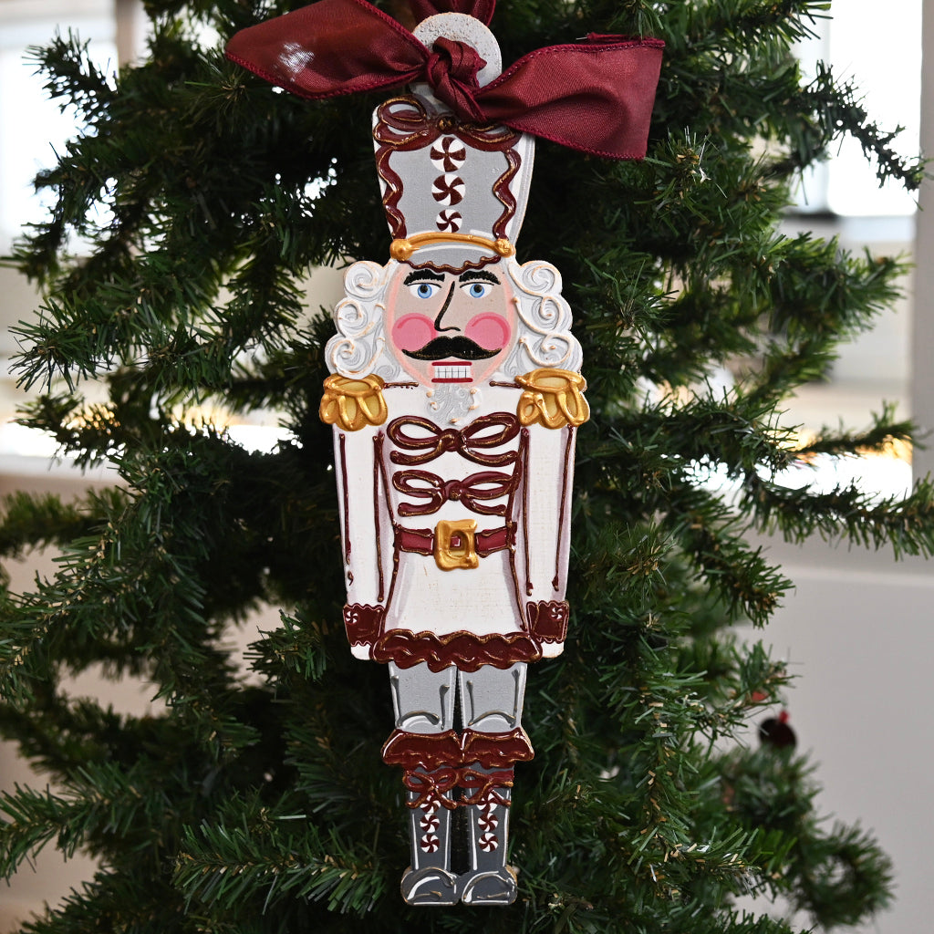 MSU Nutcracker Wooden Ornament - TheMississippiGiftCompany.com