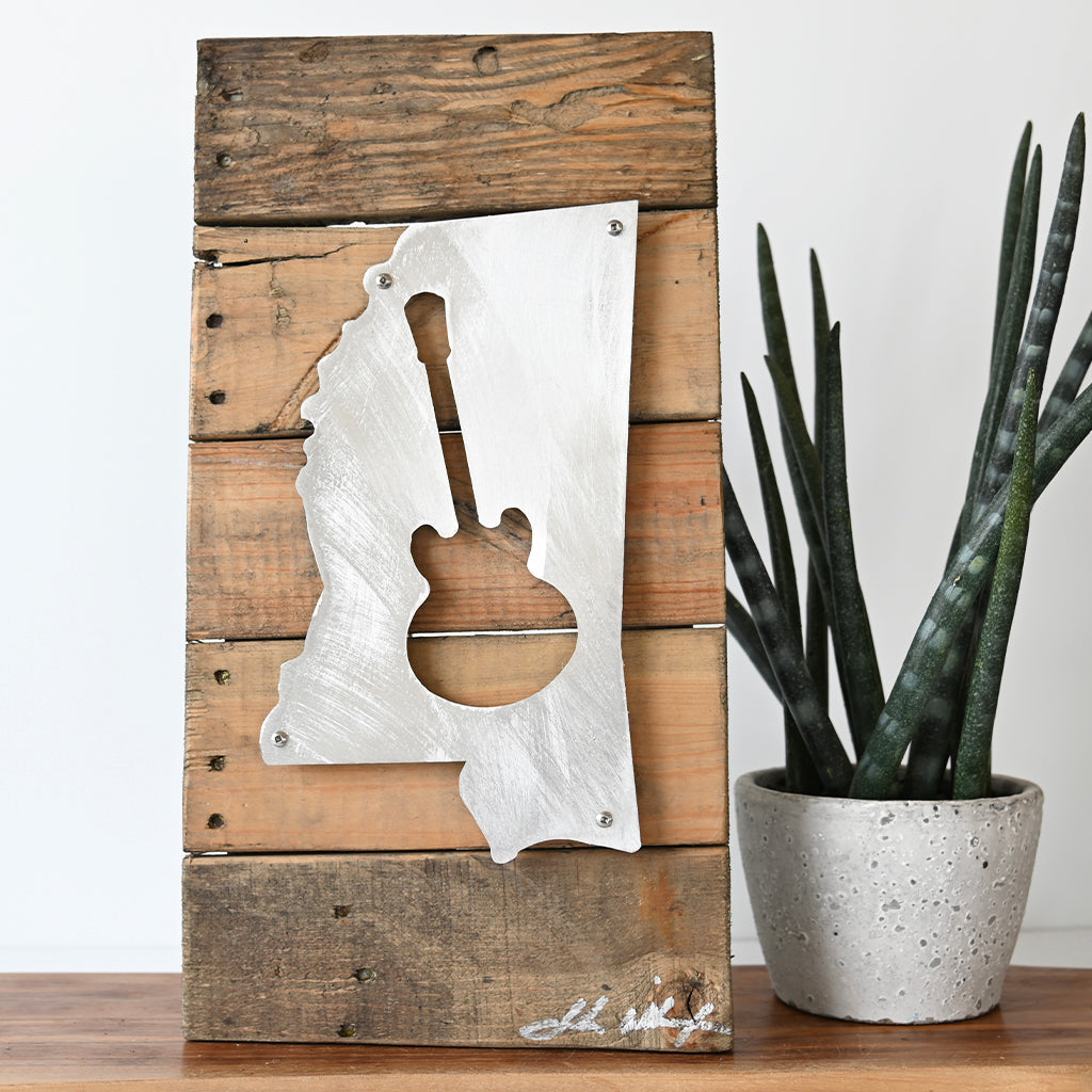 John Wilcoxon Large Mississippi with Guitar