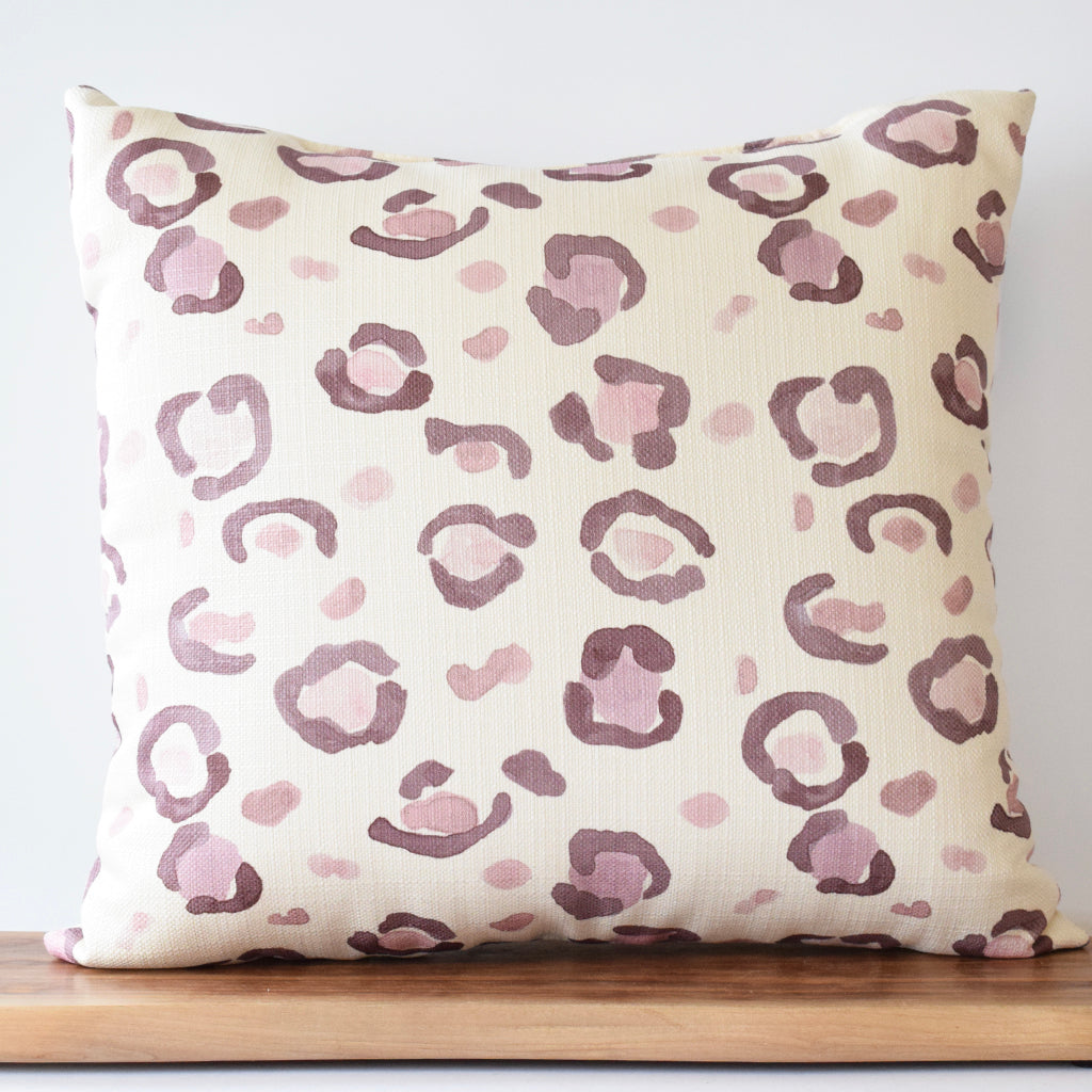 Oversized Leopard Pattern Square Pillow - TheMississippiGiftCompany.com