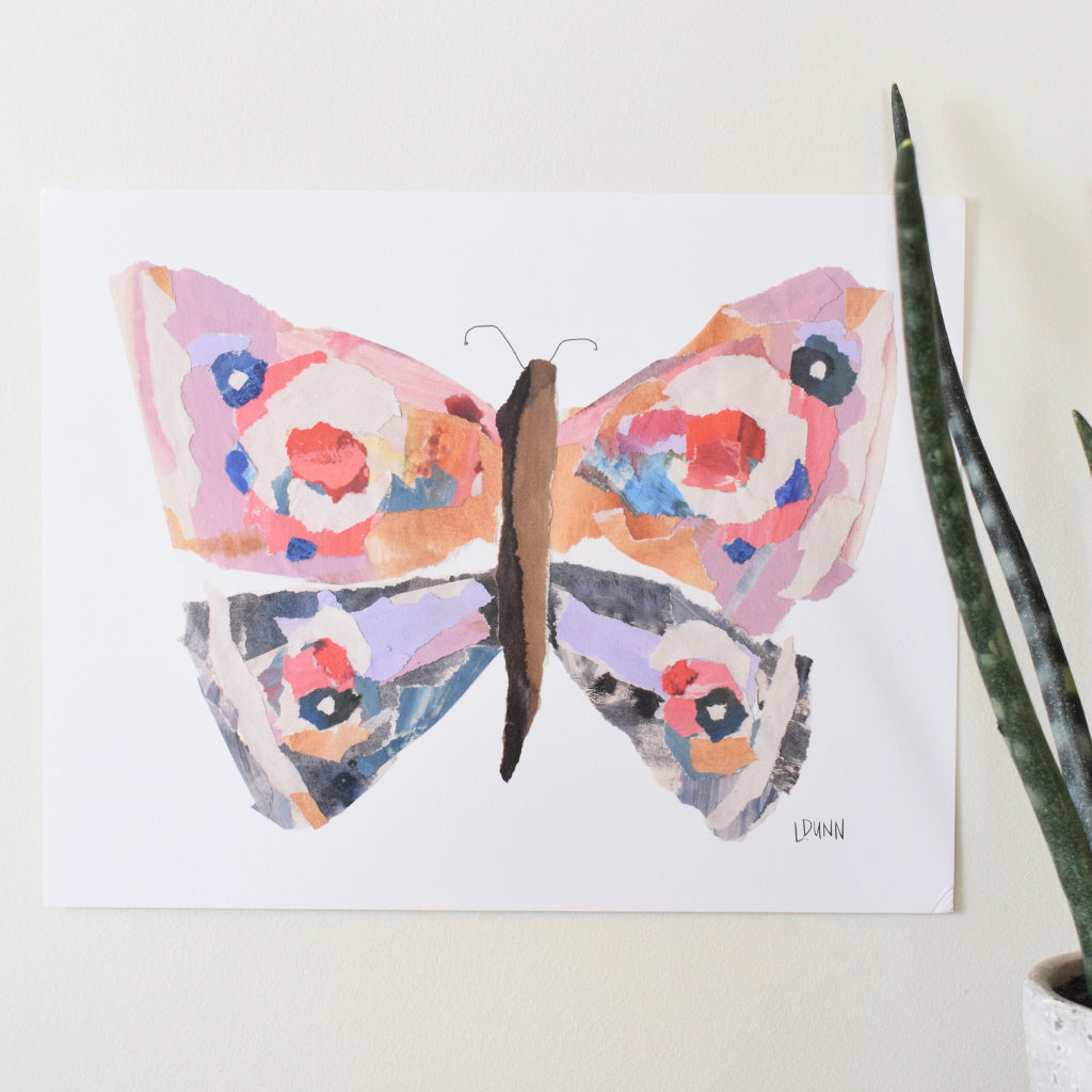 11"x14" Lavender Haze Butterfly Print - TheMississippiGiftCompany.com